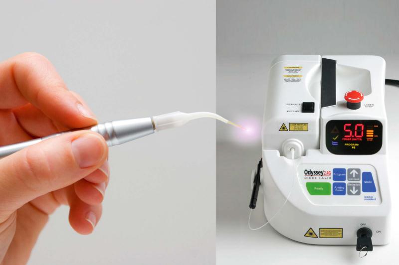 Comfortable laser dentistry